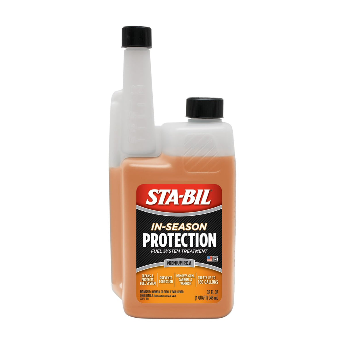 STA-BIL 32 oz bottle front label showing product name and benefits