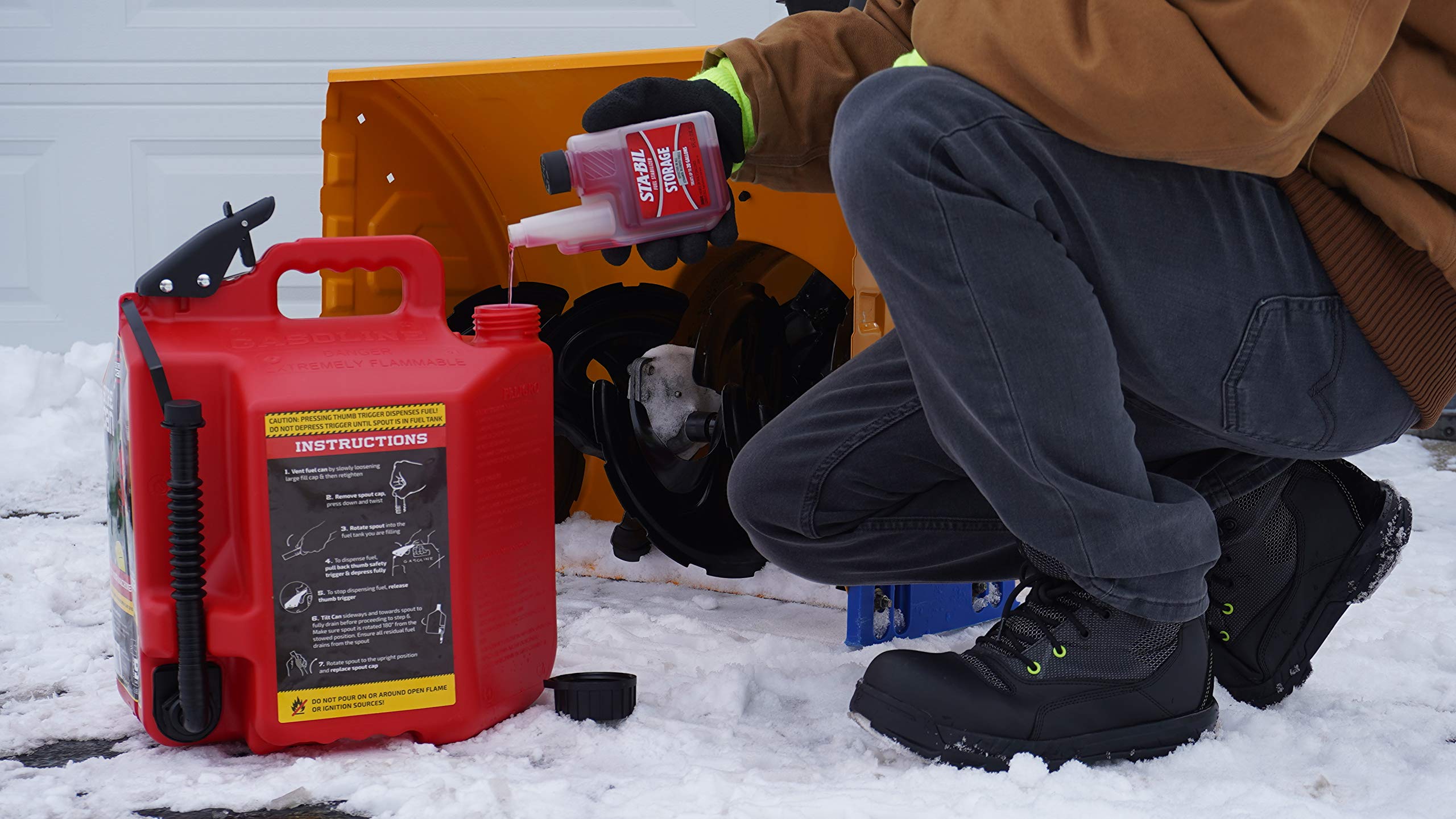 STA-BIL used on a boat motor after winter storage for reliable starting
