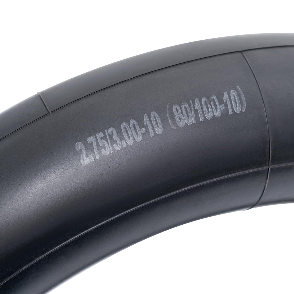 StaiBC tube beside a ruler and 10-inch rim showing correct 10" size fit and scale