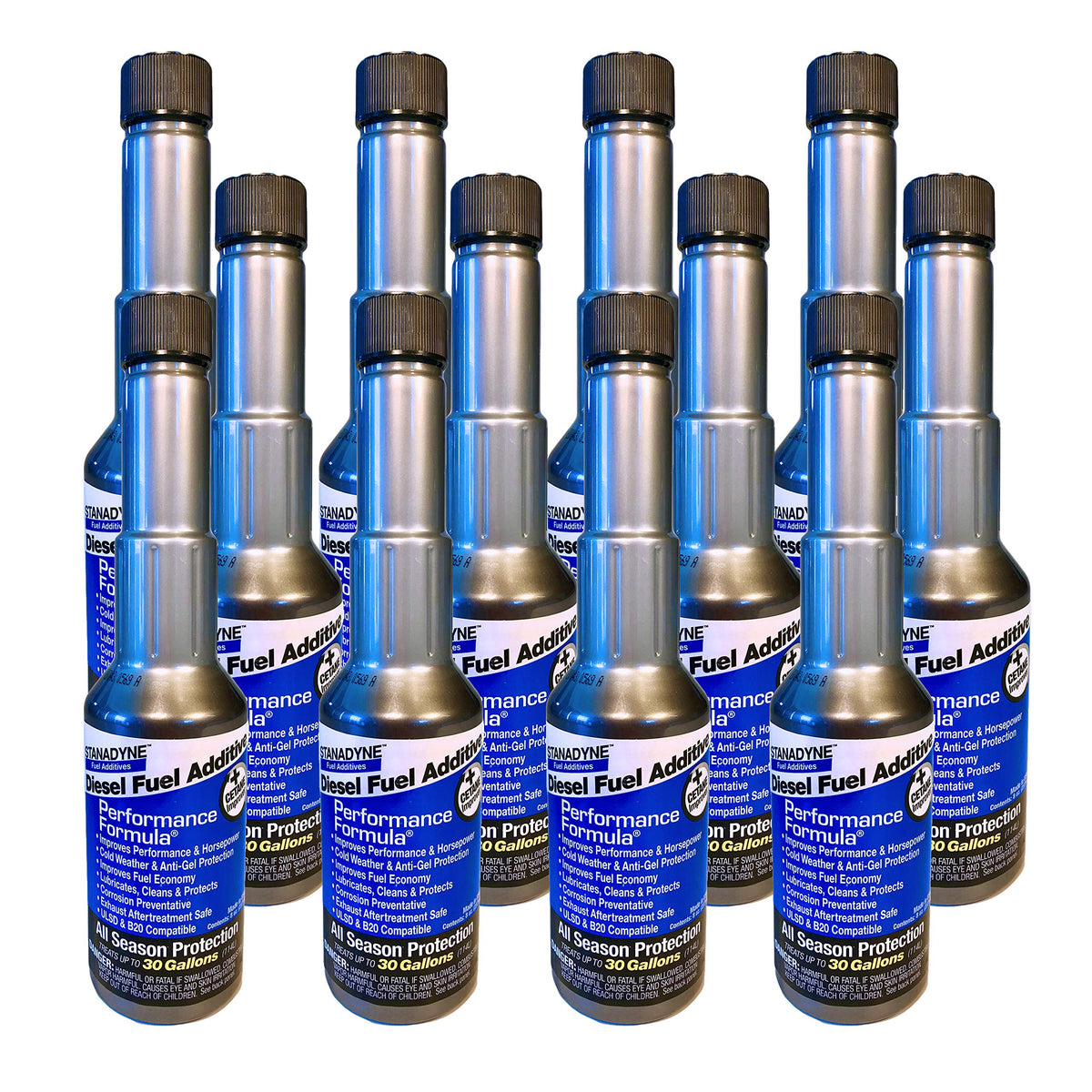 Stanadyne front packaging showing 12-pack and part number, ensures proper product choice