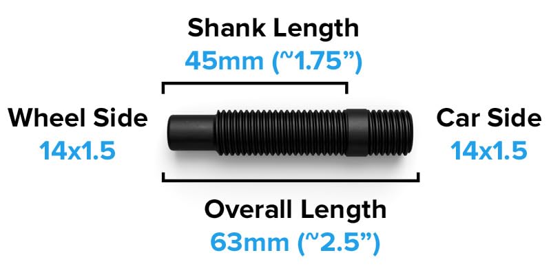 StanceMagic stud thread close-up showing precision threads and corrosion resistance