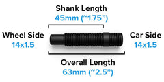 StanceMagic stud thread close-up showing precision threads and corrosion resistance