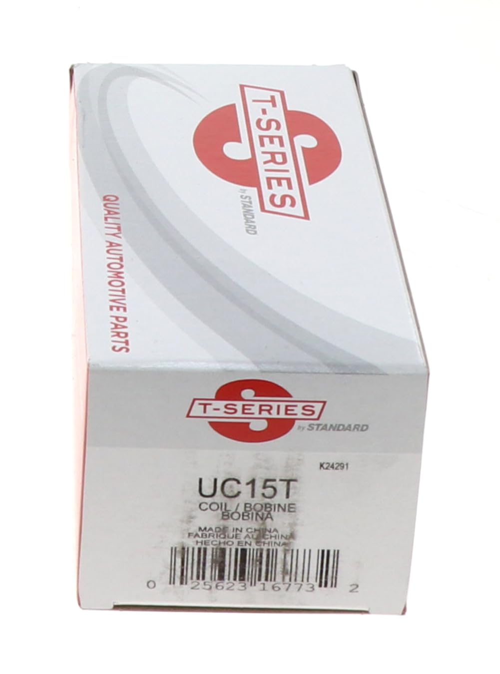 Standard Motor Products UC15T size comparison with ruler showing compact packaged dimensions for compatibility