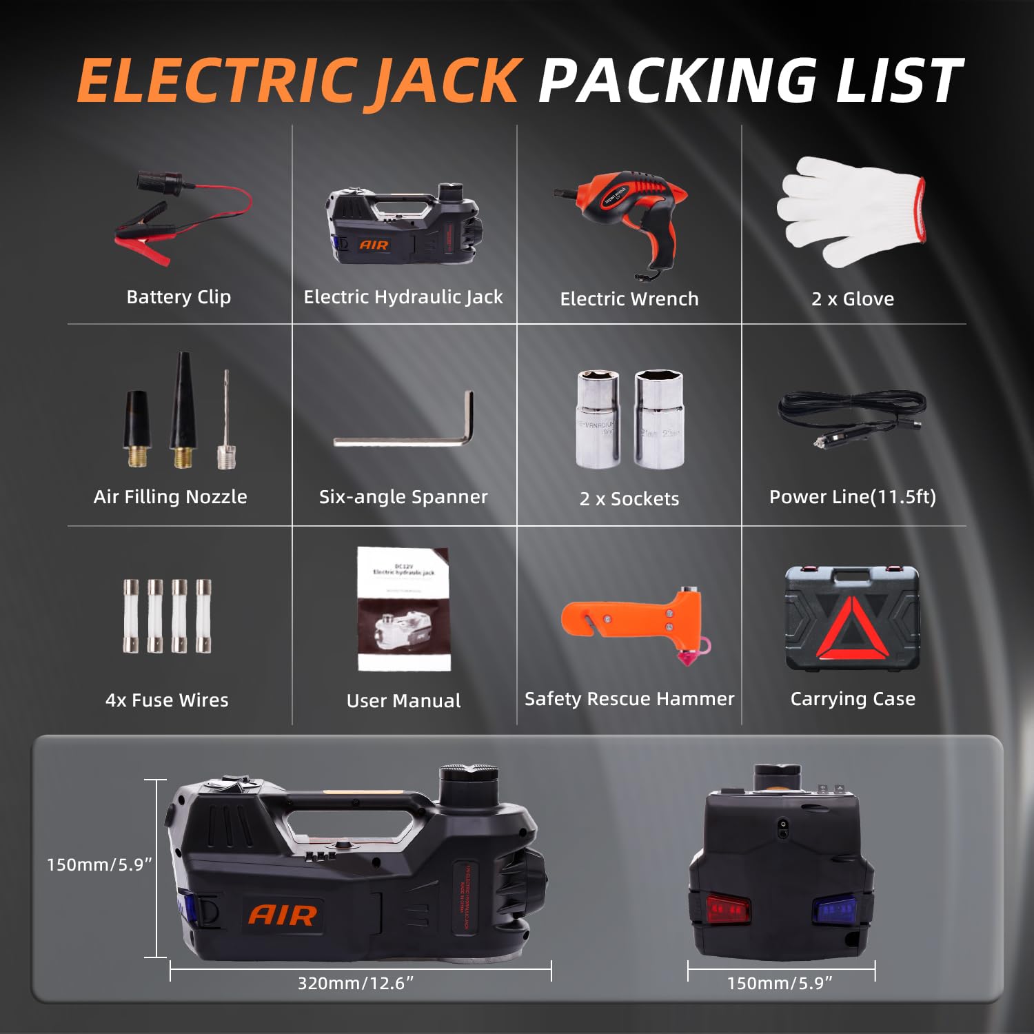 STANDTALL complete kit layout showing included tools for ready-to-use convenience