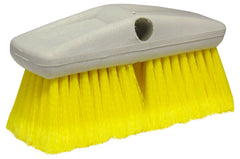 STAR BRITE front view of 8" soft bristle brush showing compact head and block, perfect for gentle cleaning