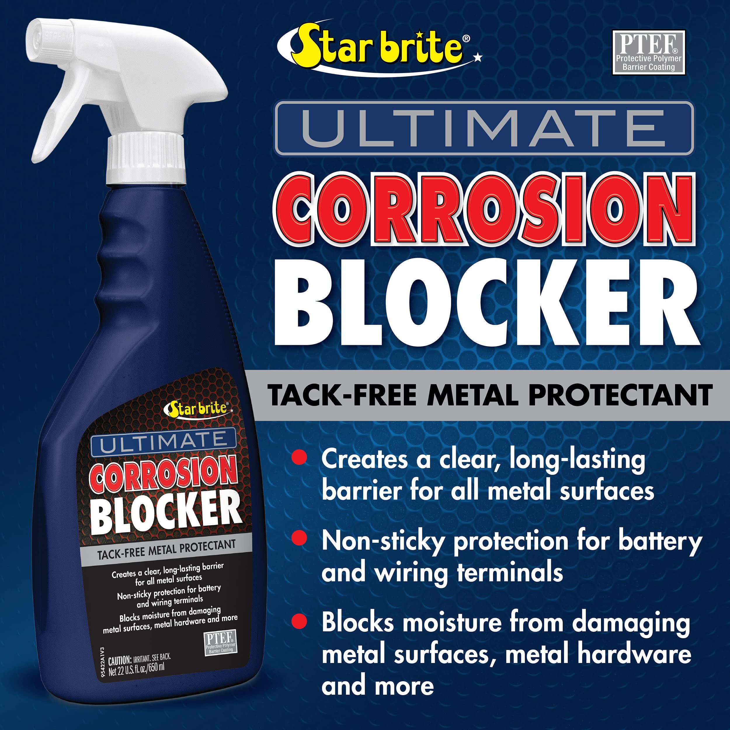 STAR BRITE bottle next to hand tools illustrating scale and multi‑purpose protection