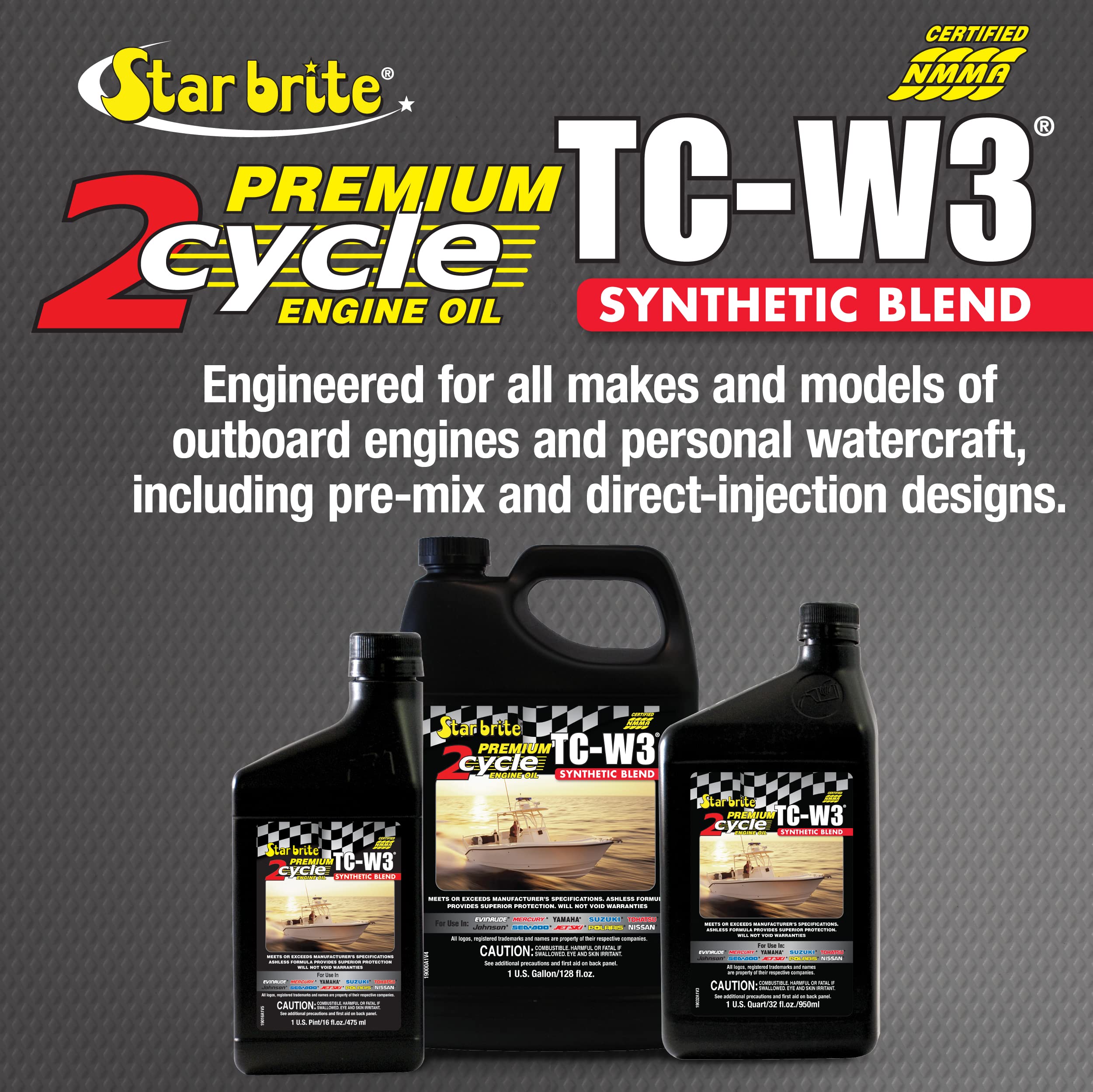 STAR BRITE bottles on shelf highlighting storage and long-term reliability