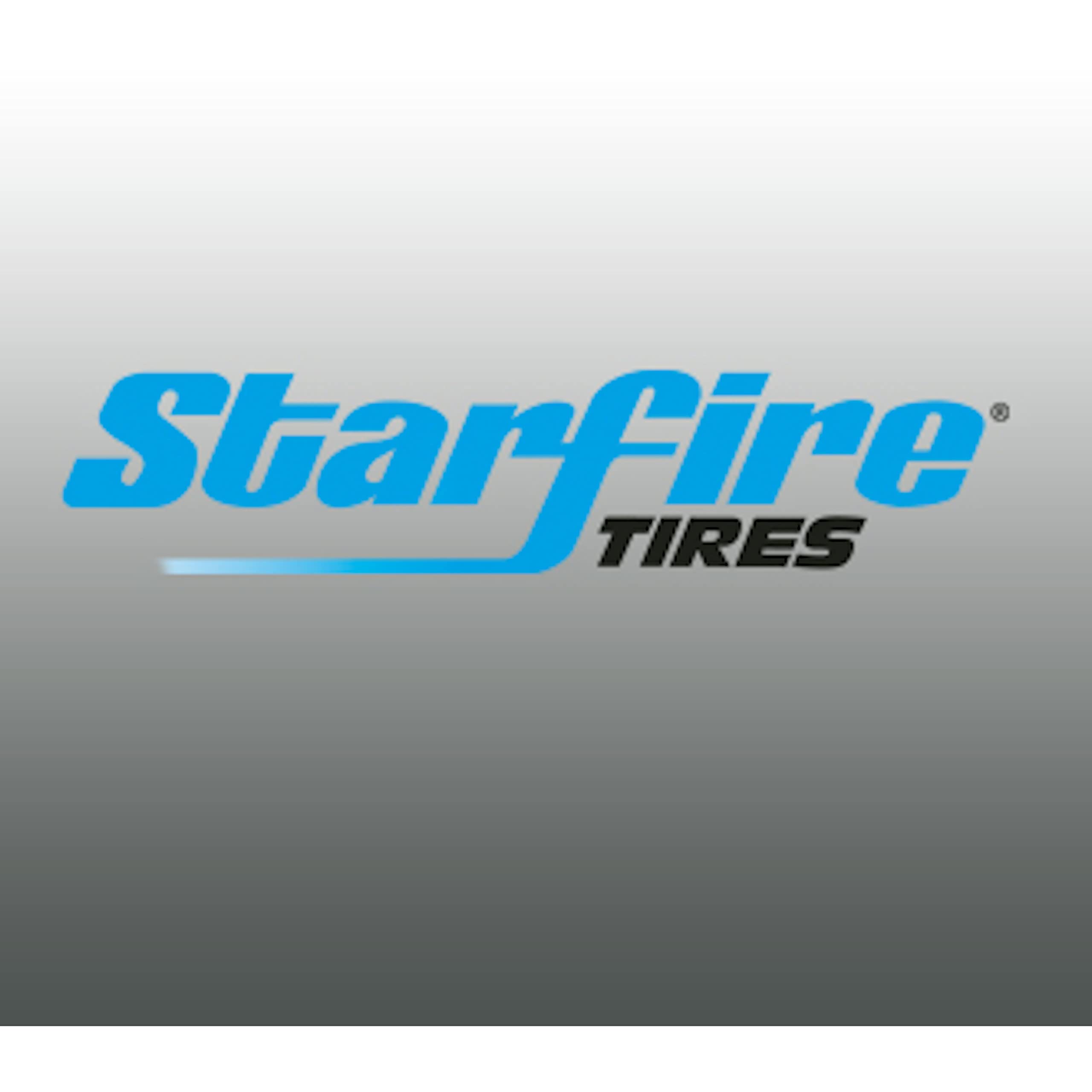 STARFIRE tire on wet road illustrating water evacuation ability