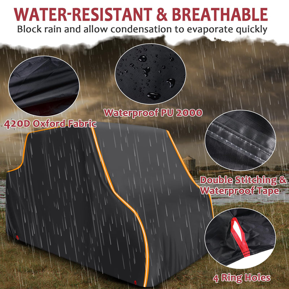 StarknightMT fabric close-up highlighting 420D durability and waterproofing