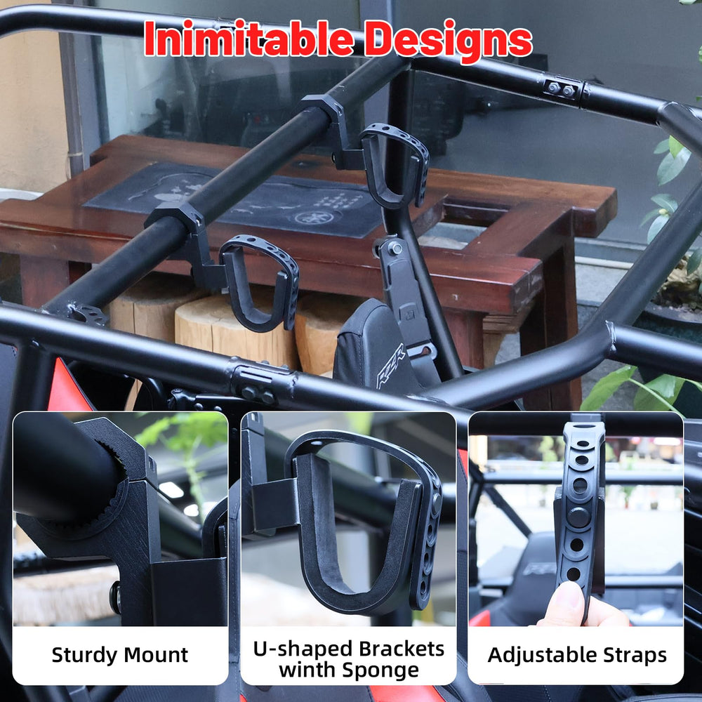 StarknightMT close-up of foam-lined bracket protecting gear and cage