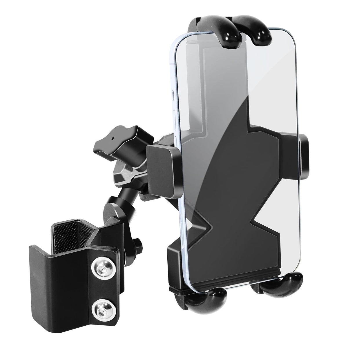 StarknightMT front mount on Pro-Fit cage shows secure phone visibility