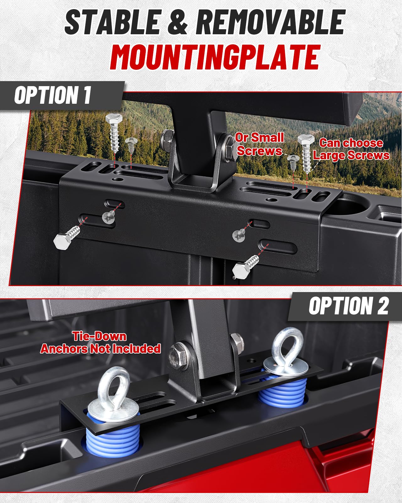 StarknightMT included installation hardware and bolts for simple, bolt-on setup