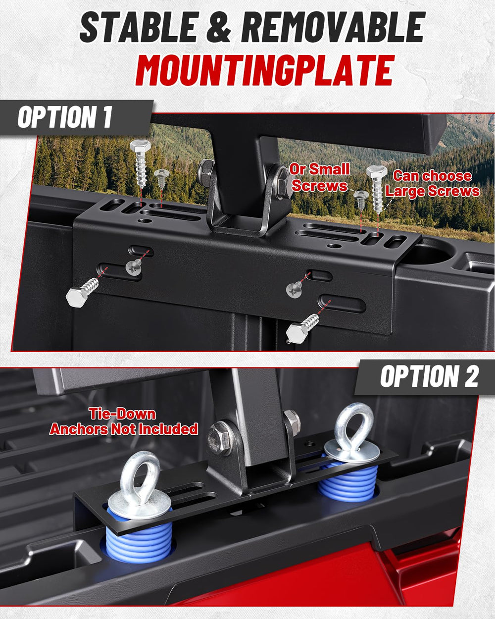 StarknightMT included installation hardware and bolts for simple, bolt-on setup
