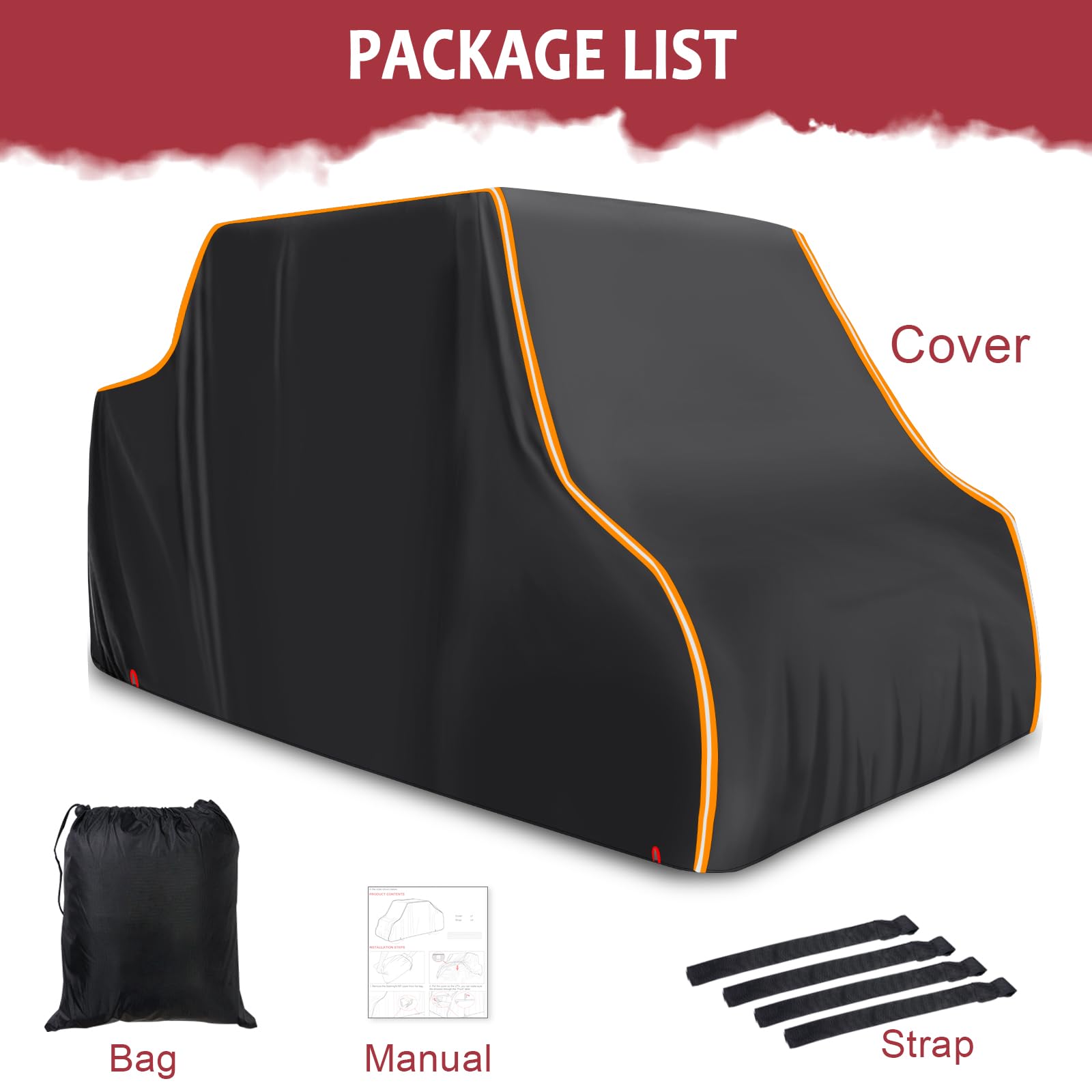 StarknightMT cover shown roof to tire scale ensuring complete protection