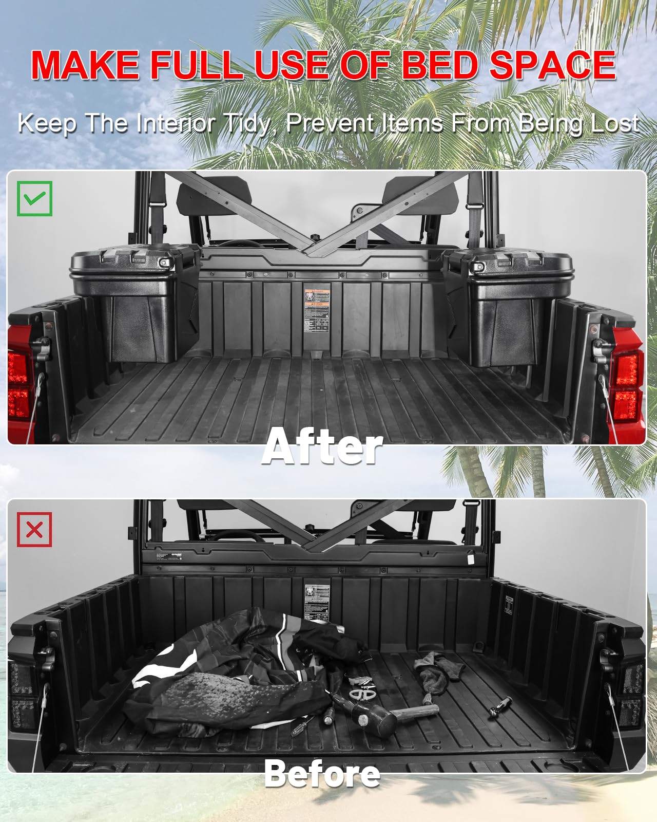 StarknightMT open interior of storage box showing 24L capacity benefit