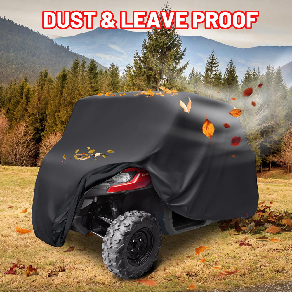 StarknightMT side profile demonstrating silhouette fit over a UTV