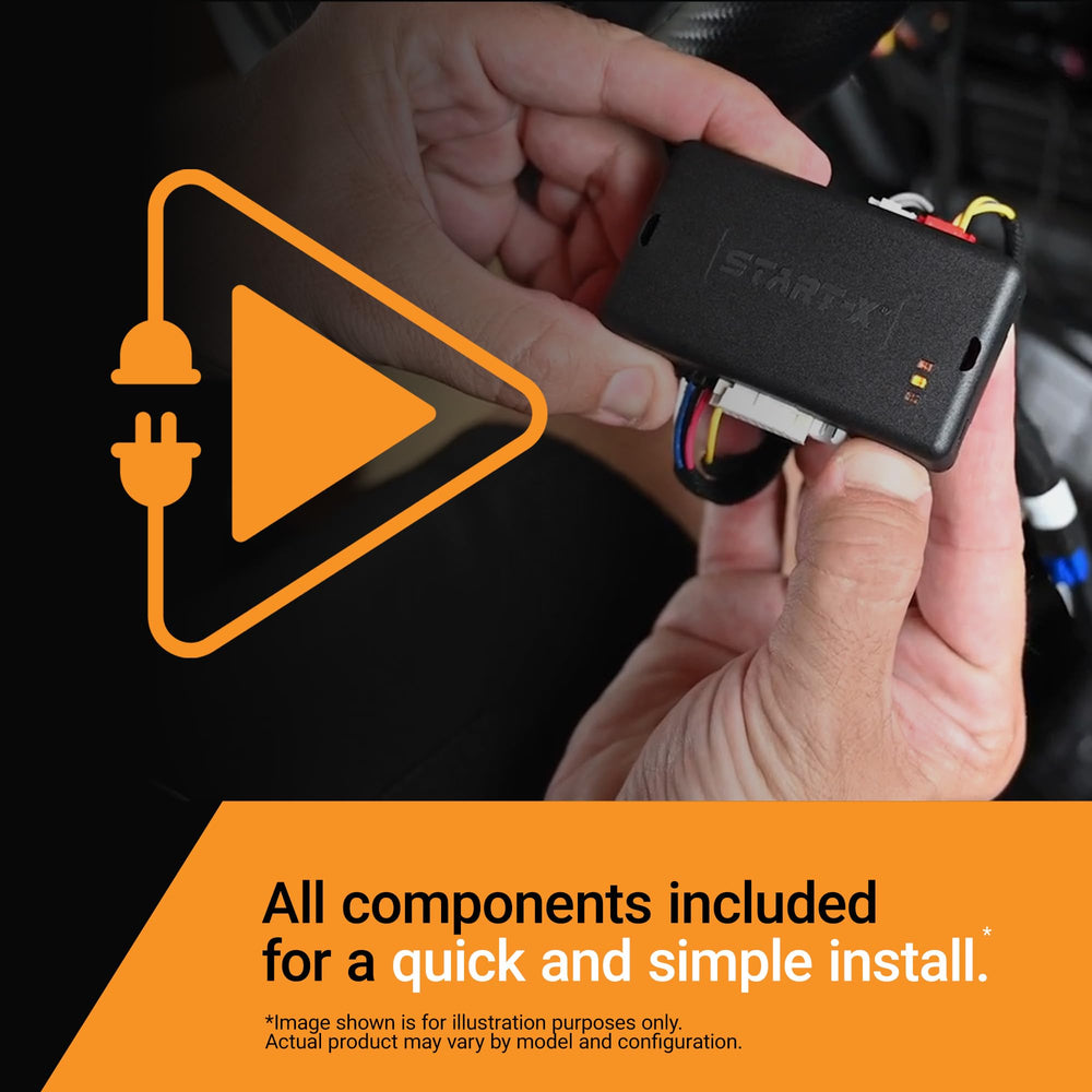 Start-X module beside a coin to show compact size and discrete installation