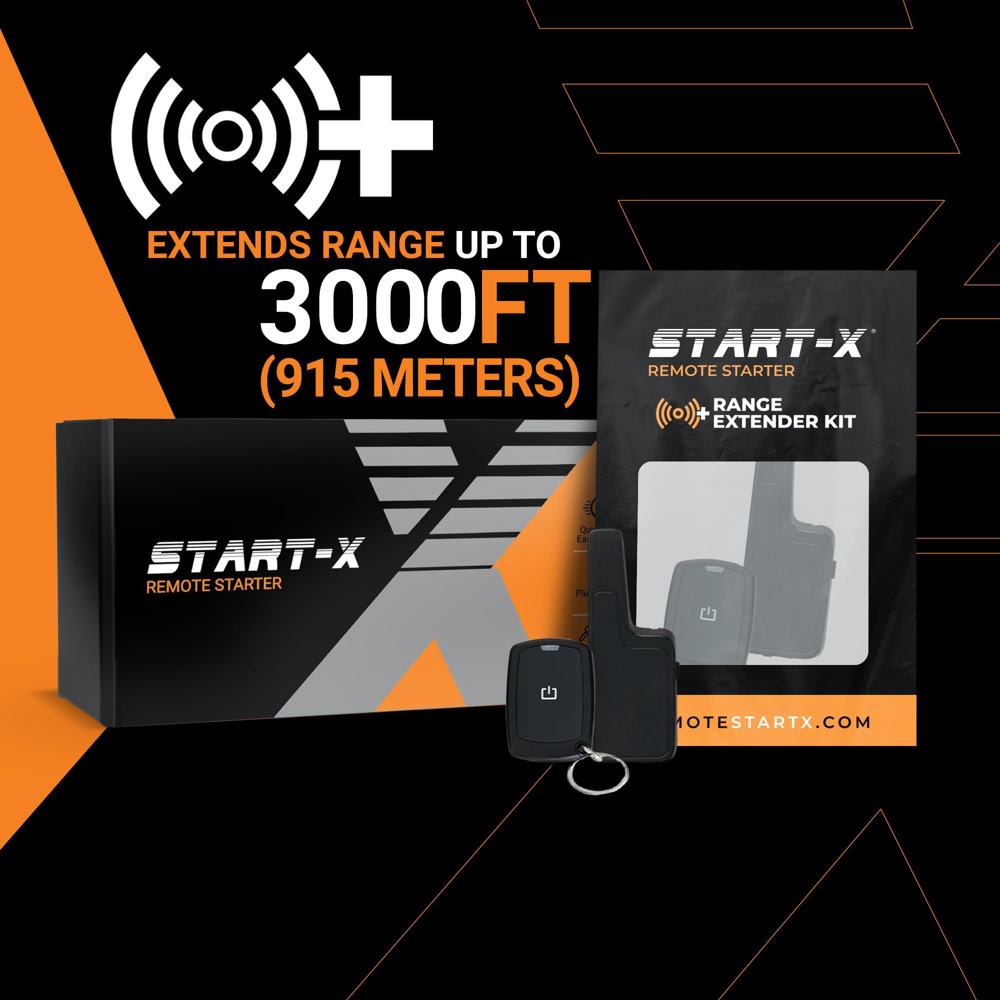 Start-X in summer lifestyle scene cooling a vehicle interior before driving