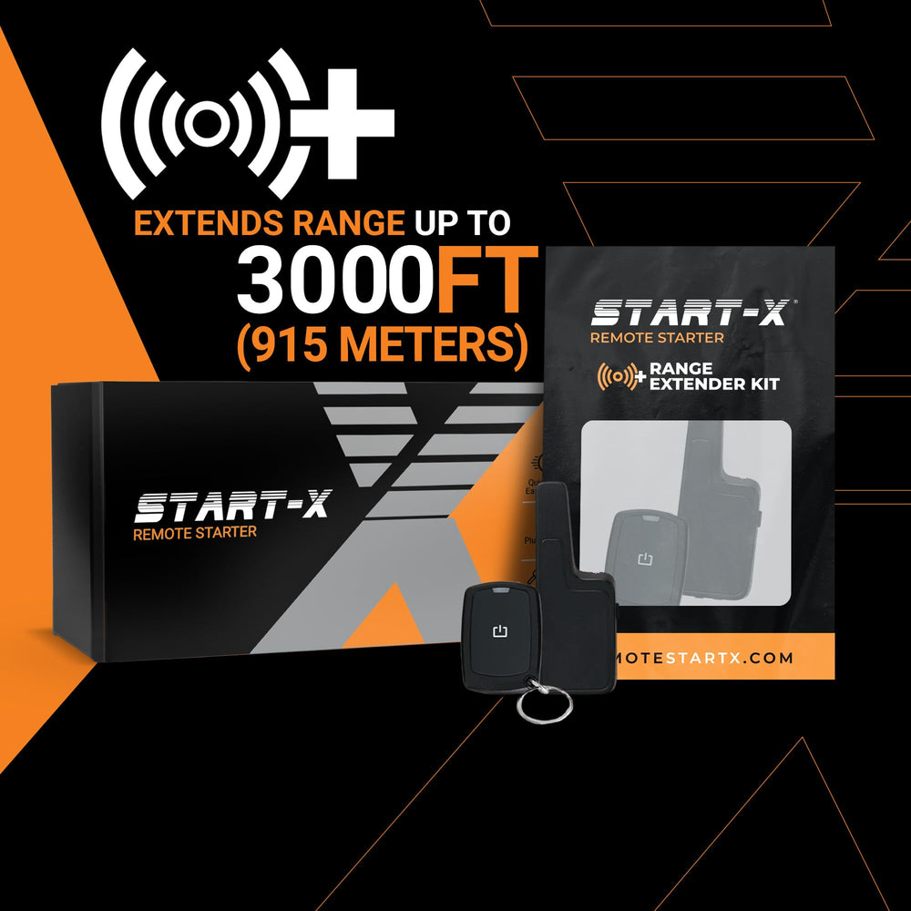 Start-X in summer lifestyle scene cooling a vehicle interior before driving