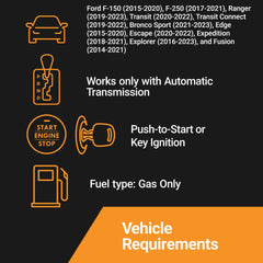 Start-X vehicle-specific T-harness ready to plug in for fast, no-splice installation