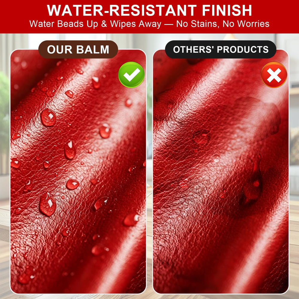 STARTSO WORLD shoe recoloring detail showing repaired scuff and refreshed red tone