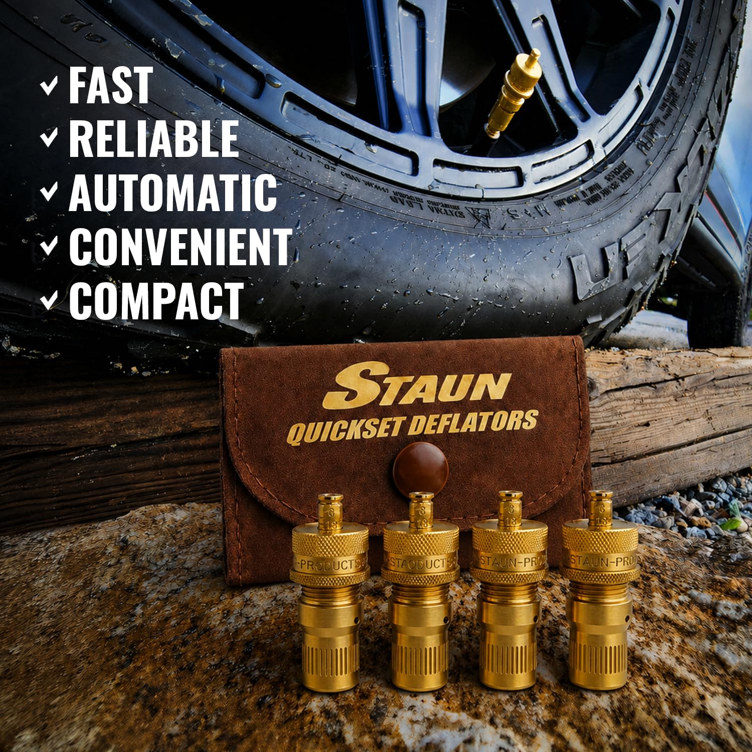 Staun boxed packaging showing ready-to-gift professional presentation