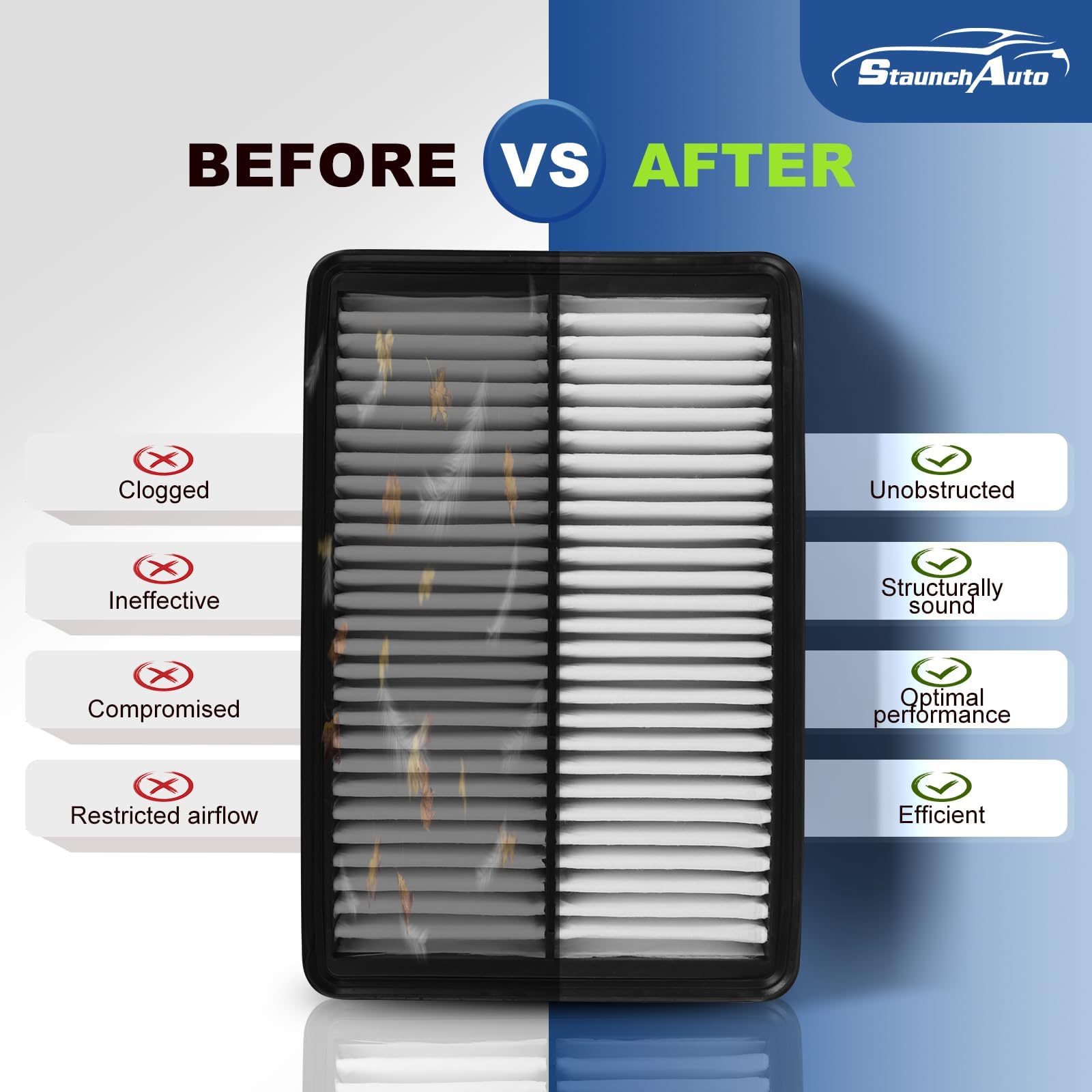 StaunchAuto cabin filter installation hands-on showing easy replacement and fresh air