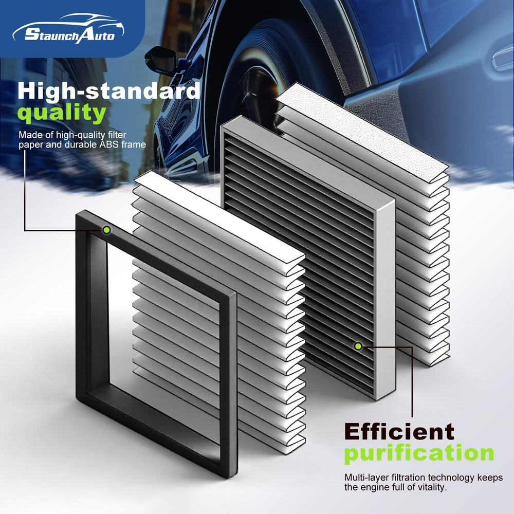 StaunchAuto engine filter close-up texture demonstrating dense filter paper protection