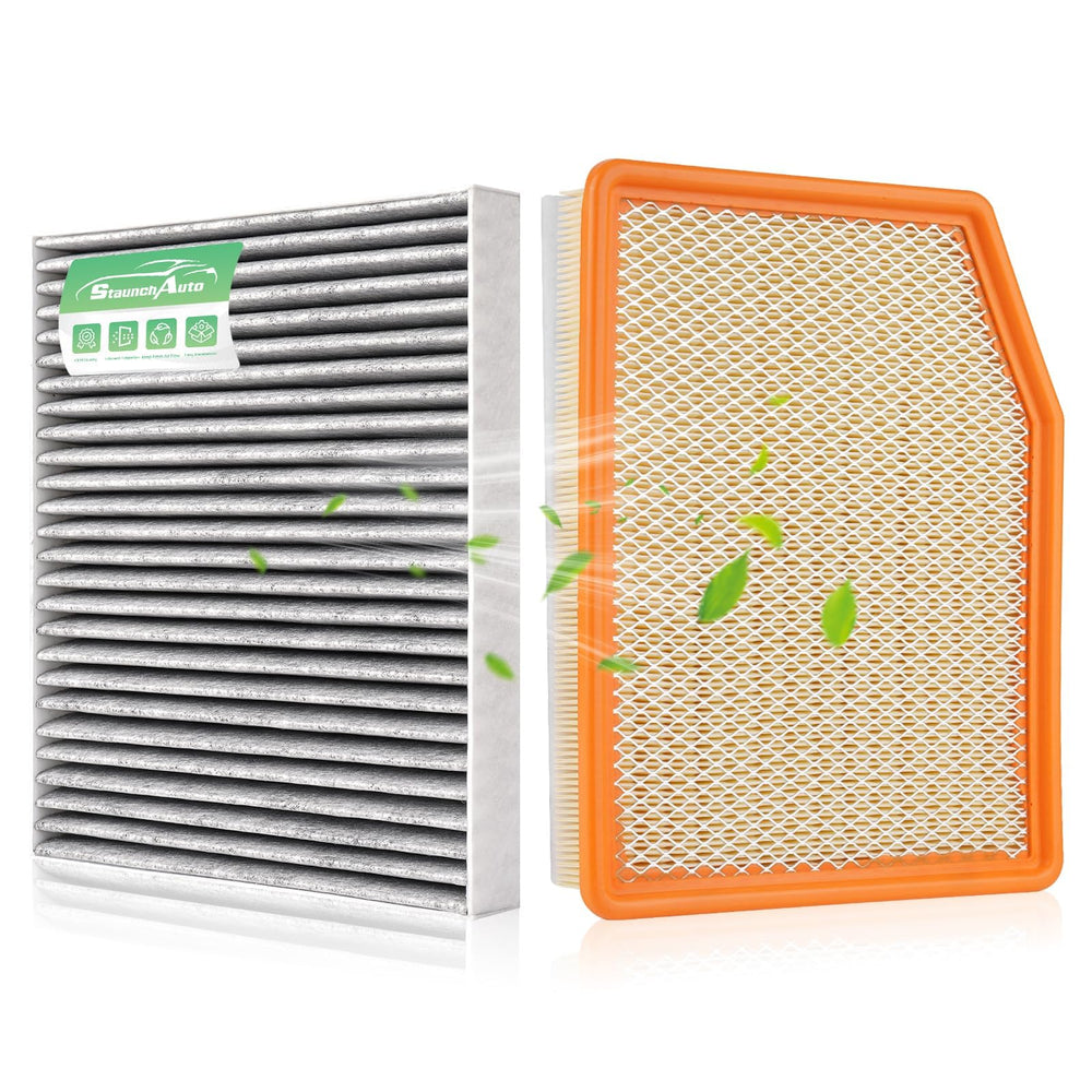 StaunchAuto front packaging showing both engine and cabin filters and fitment