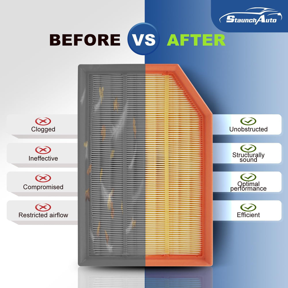 StaunchAuto filters with Jeep Wrangler outdoors illustrating reliable replacement convenience