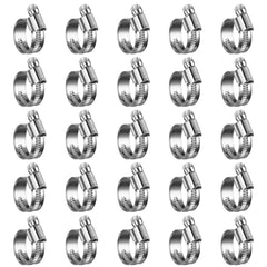 Steelsoft front packaging 25-piece clamp pack showing quantity and range, durable supply