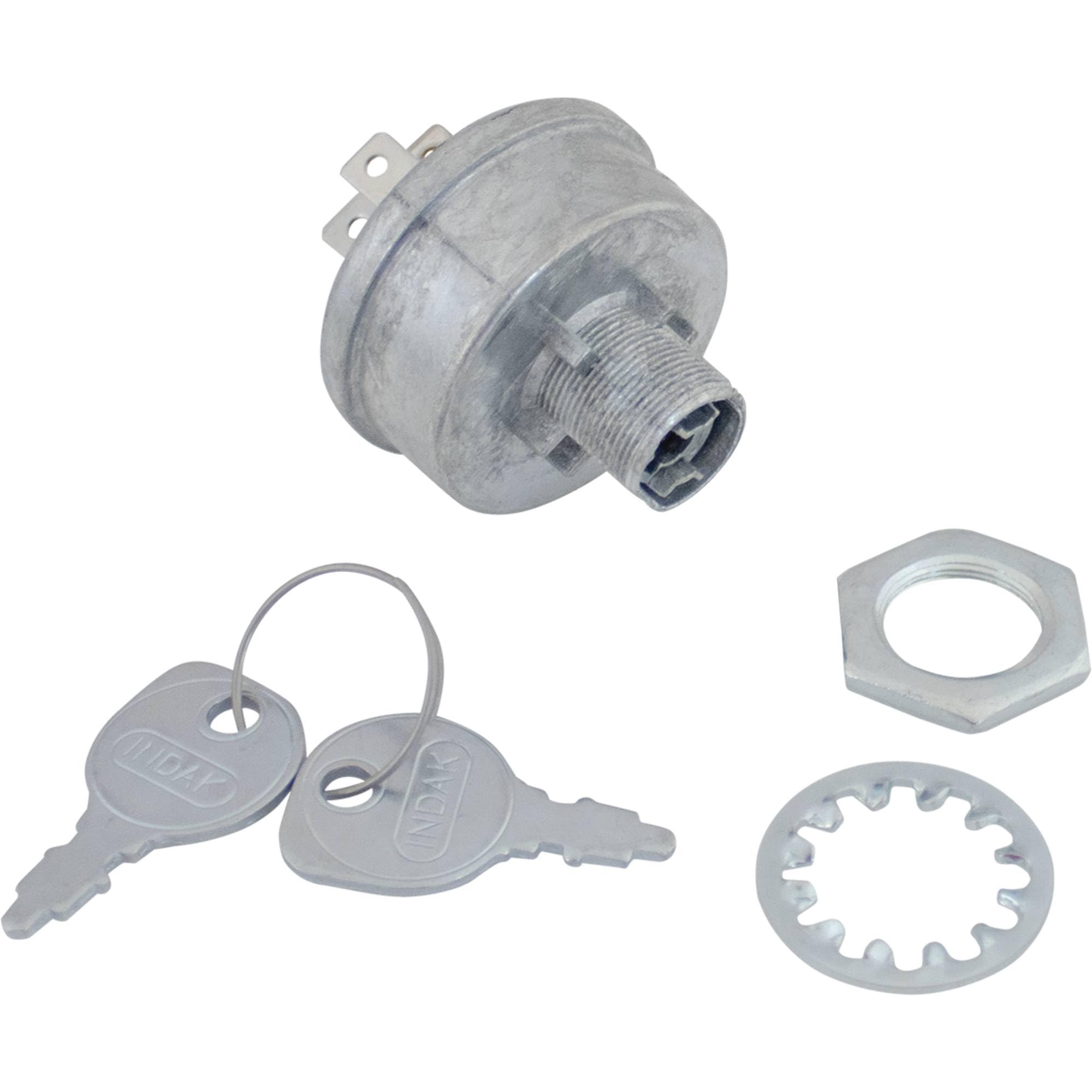Stens ignition switch close-up terminals view for easy wiring identification benefit