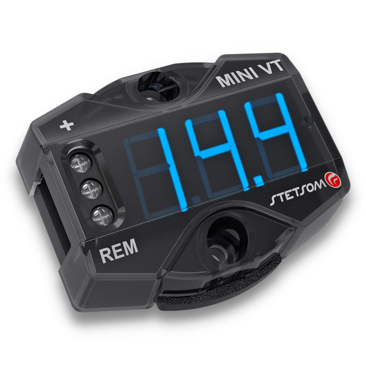Stetsom MiniVT front panel showing blue LED display and clear digits for quick reading