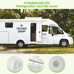 Sthovd vent cover installed on RV roof demonstrating weather protection