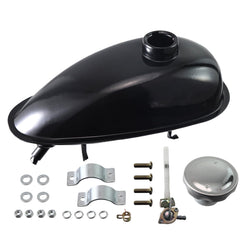 sthus front view of 4L fuel tank showing shape and mounting, easy replacement