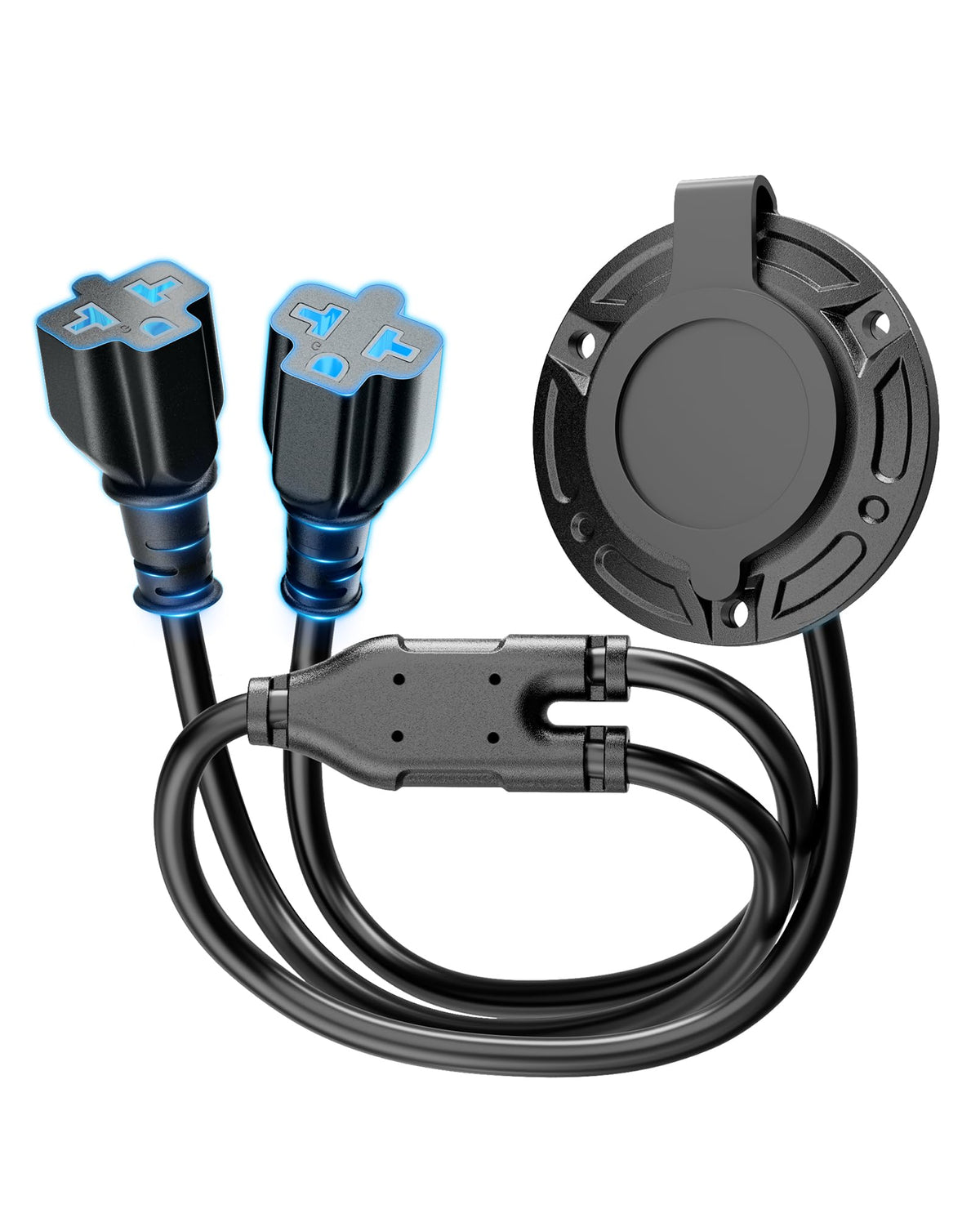 stio front panel inlet showing flush mount and flanged face for easy installation