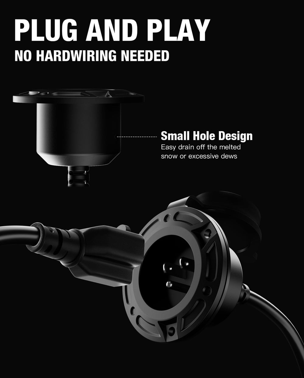 stio Y-splitter with dual 16-inch cords offering added reach and connection options