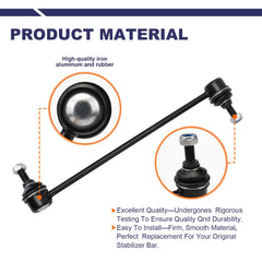 Stiueoav links installed on suspension demonstrating restored stability and reduced noise