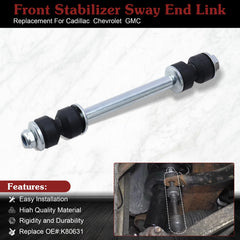 Stiueoav mounted sway bar link on suspension, demonstrates restored stability