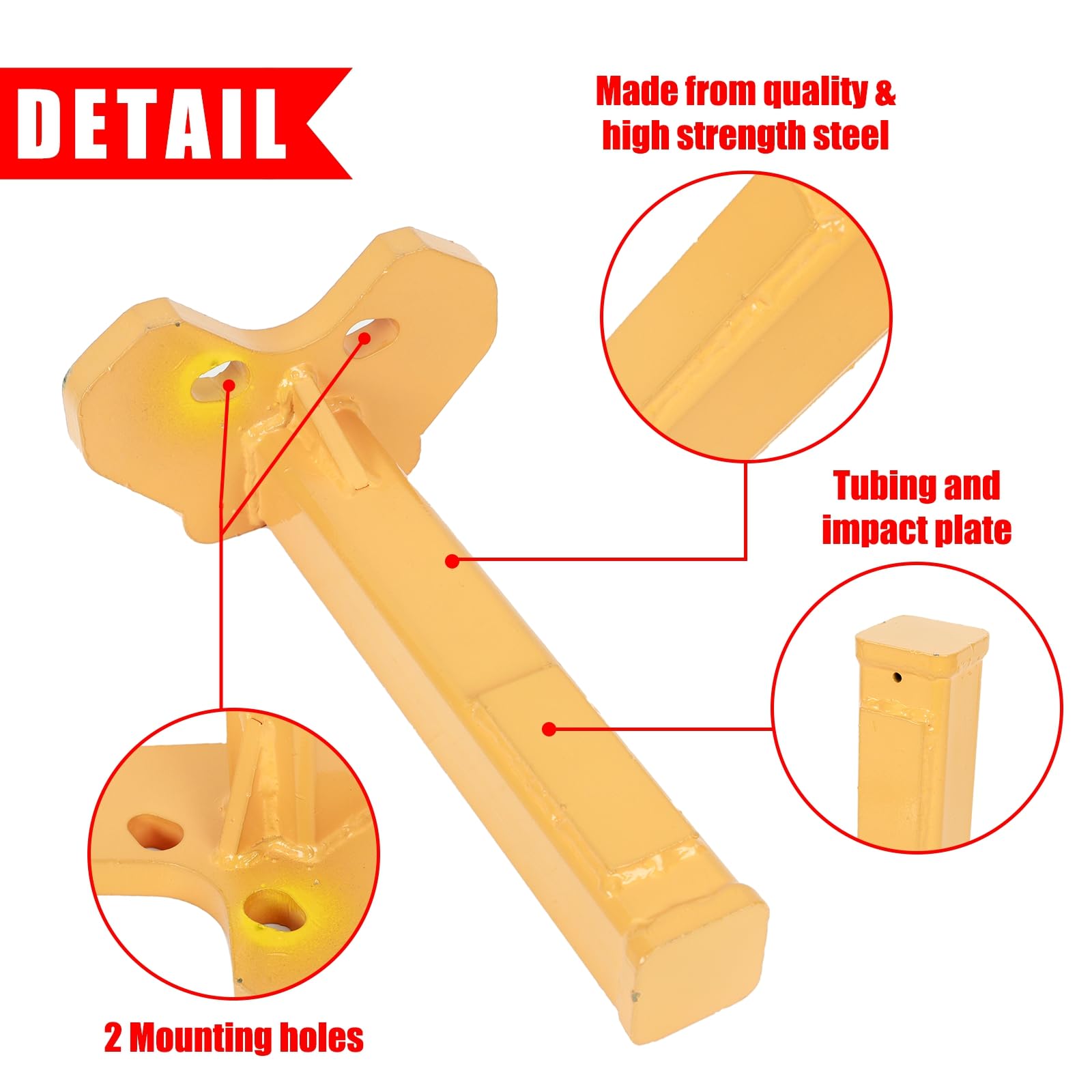 STMGW reinforced back plate detail highlighting durable force distribution