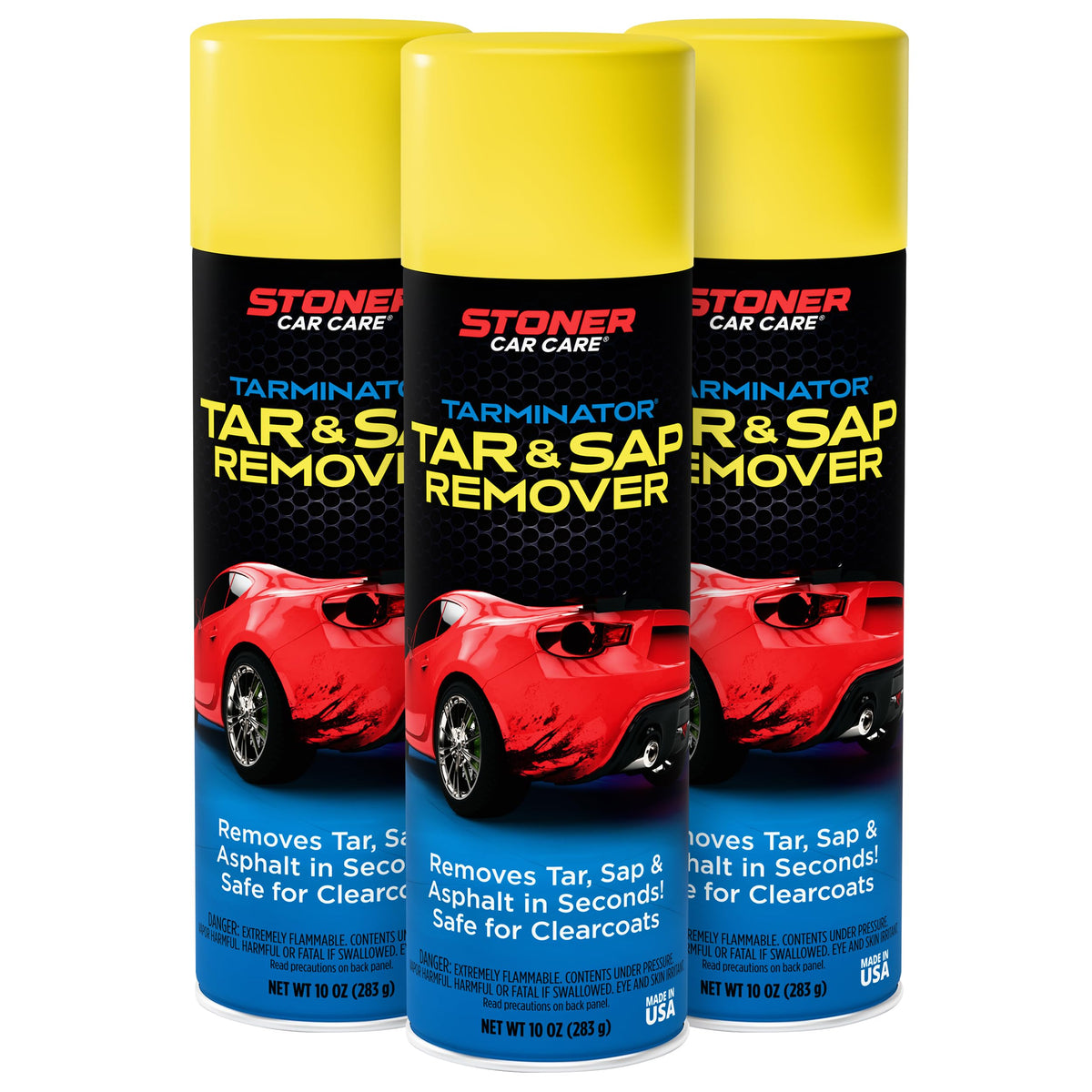 Stoner Car Care front can shot showing label and product benefit