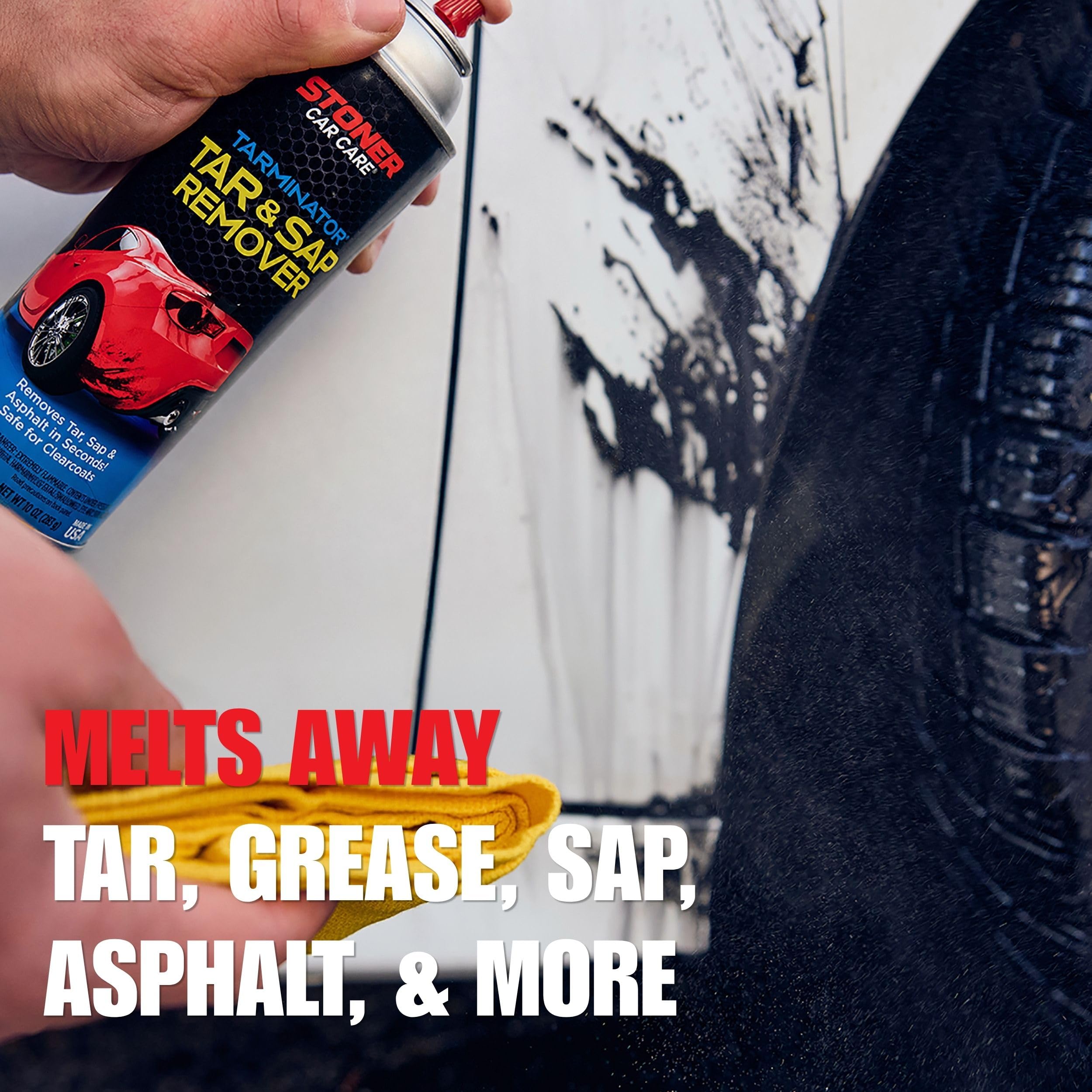 Stoner Car Care on chrome trim lifting adhesive without harm