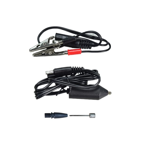 Stop & Go compact compressor held in hand to show small size and easy portability