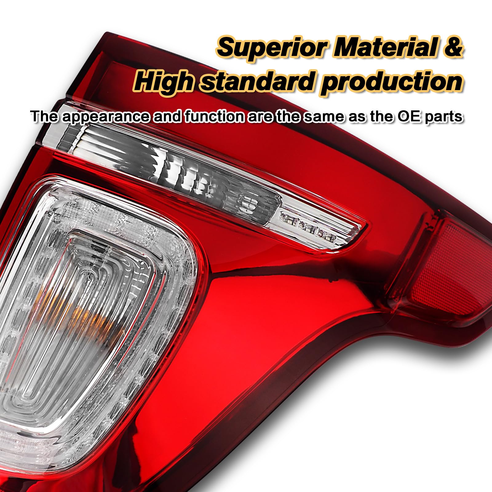 STRAUTOS tail light wiring harness and bulbs included for plug-and-play
