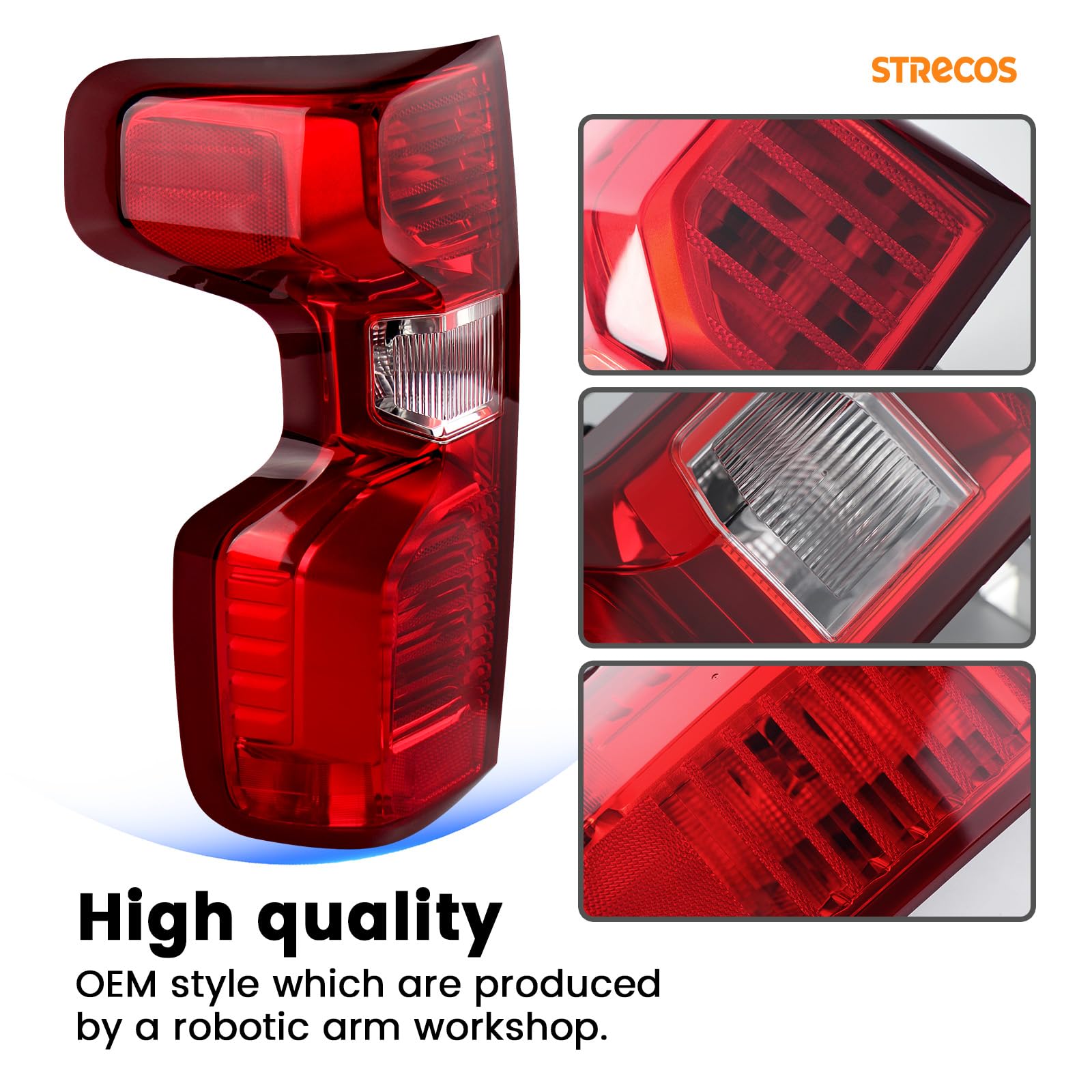 STRECOS close-up lens detail highlighting durable materials and clarity