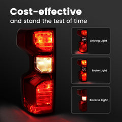 STRECOS tail light mounted on Silverado rear improving visibility and signaling