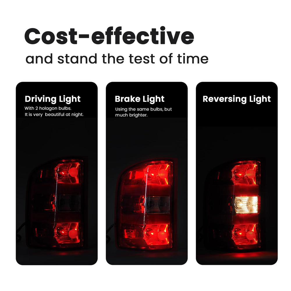 STRECOS tail light next to hand for scale showing correct sizing and fit benefit