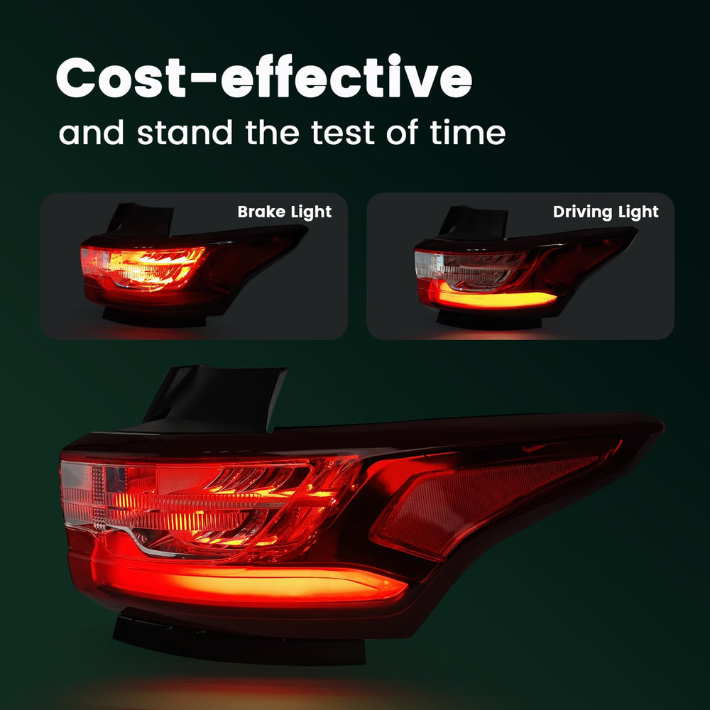 STRECOS tail light size comparison held in hand to show scale and fit