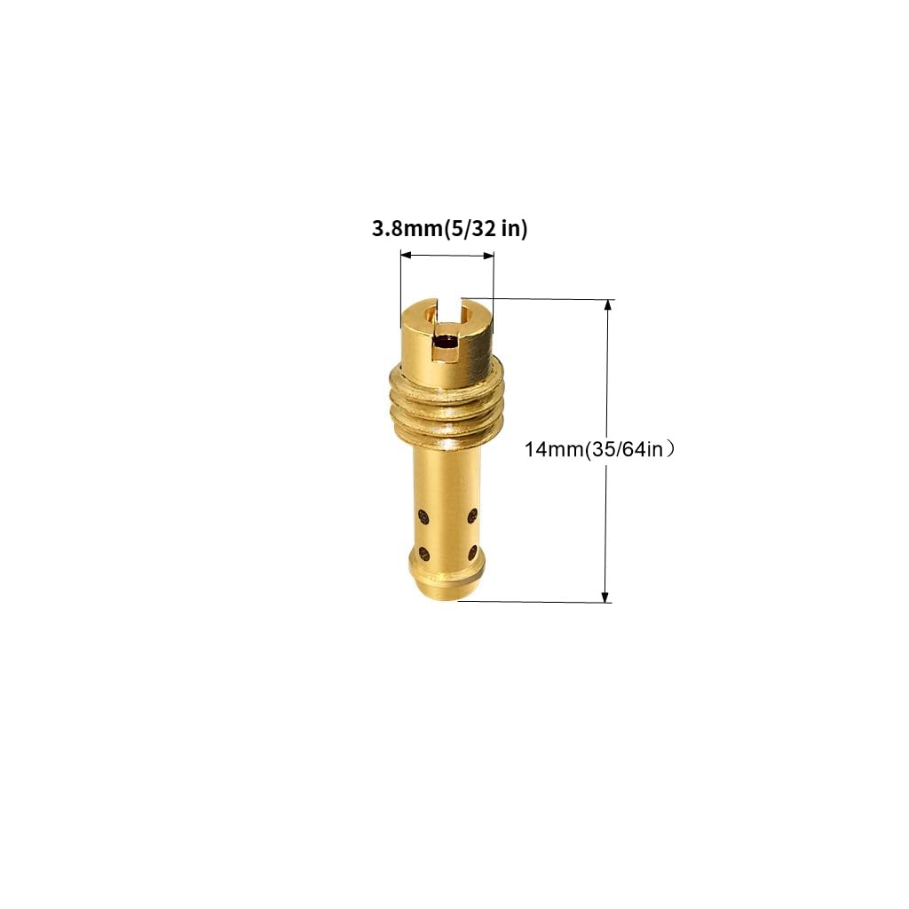 Strongthium jets installed in a carburetor during tuning to improve throttle response and mixture control