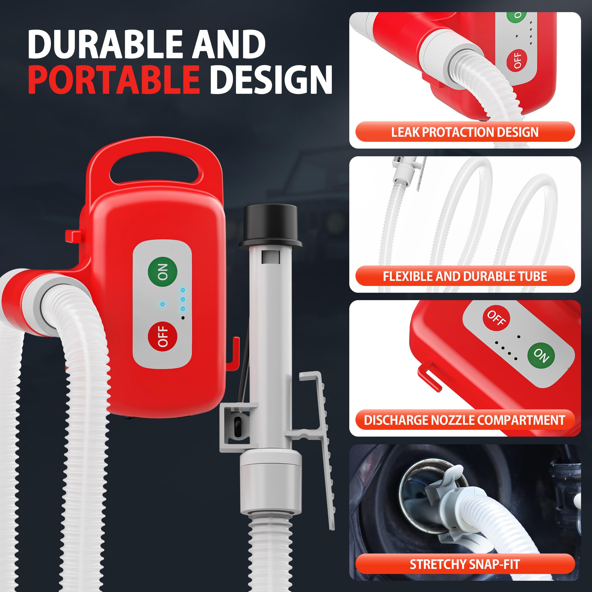 STRONIX brushless motor detail highlighting durable, low-noise performance